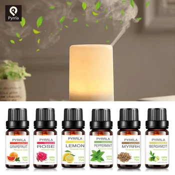 Pyrrla 10ML Pure Essential Oils Purifying Air Lemon Orange Peppermint Tea Tree Aromatherapy Essential Oil Massge Bath Humidifier
Pyrrla 10ML Pure Essential Oils Purifying Air Lemon Orange Peppermint Tea Tree Aromatherapy Essential Oil Massge Bath Humidifier
