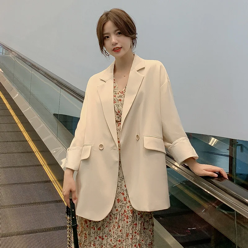 Casual business professional ladies blazer 2019 autumn new long-sleeved large size jacket female Loose interview office suit
Casual business professional ladies blazer 2019 autumn new long-sleeved large size jacket female Loose interview office suit