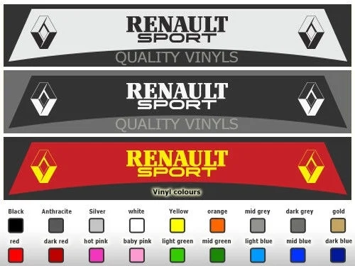 For SU78 RENAULT SPORT CAR SUNSTRIP MEGANE CLIO SCENIC TWINGO GRAPHIC DECAL STICKERS
For SU78 RENAULT SPORT CAR SUNSTRIP MEGANE CLIO SCENIC TWINGO GRAPHIC DECAL STICKERS