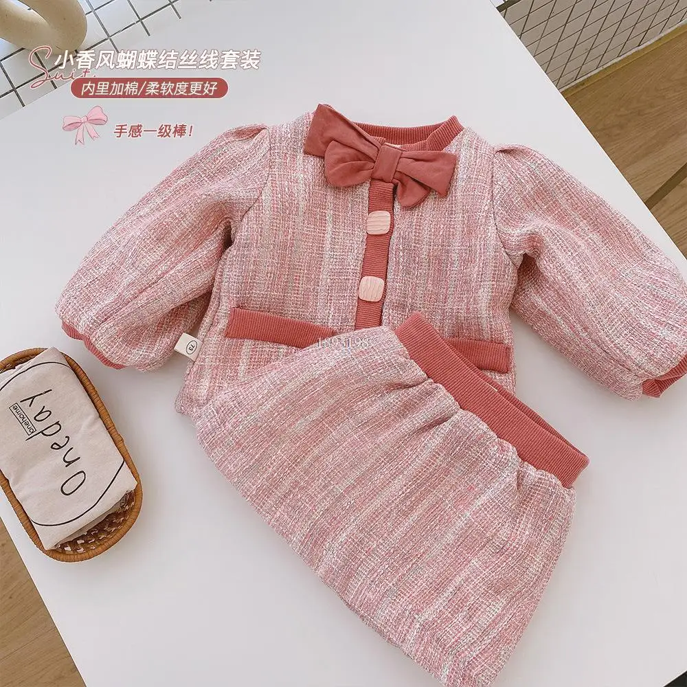 2021 Autumn Winter Baby Girls Jacket Skirt 2pcs Clothing Set Children Plus Velvet Thick Elegant Tops + Skirts Outfits
2021 Autumn Winter Baby Girls Jacket Skirt 2pcs Clothing Set Children Plus Velvet Thick Elegant Tops + Skirts Outfits