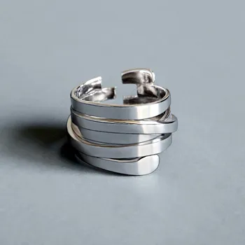 Punk Silver Color Plated Multilayer Ring for Women Engagement Party Irregular Geometric Adjustable Rings
Punk Silver Color Plated Multilayer Ring for Women Engagement Party Irregular Geometric Adjustable Rings