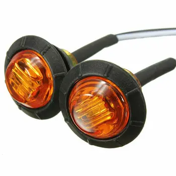 10x Yellow Red 3/4" Bullet Clearance Side Marker Truck Trailer LED Lights Lamp Universal 12V 24V Sealed 3/4" LED Marker
10x Yellow Red 3/4" Bullet Clearance Side Marker Truck Trailer LED Lights Lamp Universal 12V 24V Sealed 3/4" LED Marker