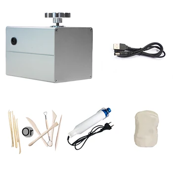 Aluminum alloy battery pottery tools mini children's pottery DIY pottery clay machine fingertip drawing machine
Aluminum alloy battery pottery tools mini children's pottery DIY pottery clay machine fingertip drawing machine