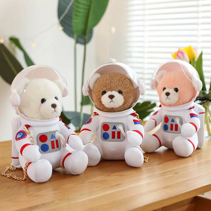 1pc 30CM Cute Space Teddy Bear Plush Backpack Toys Stuffed Soft Down Cotton Animal Pillow Chain Bag Toys for Girls Baby Gifts
1pc 30CM Cute Space Teddy Bear Plush Backpack Toys Stuffed Soft Down Cotton Animal Pillow Chain Bag Toys for Girls Baby Gifts