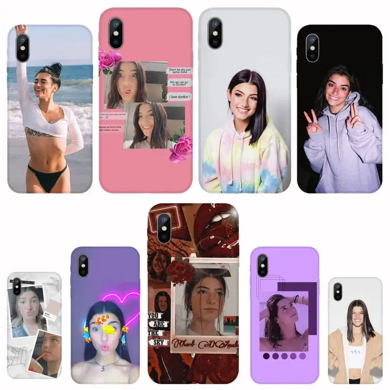 Чехол для телефона Charli DAmelio iphone 12 5 5s 5c se 6 6s 7 8 plus x xs xr 11 pro max | Мобильные телефоны и