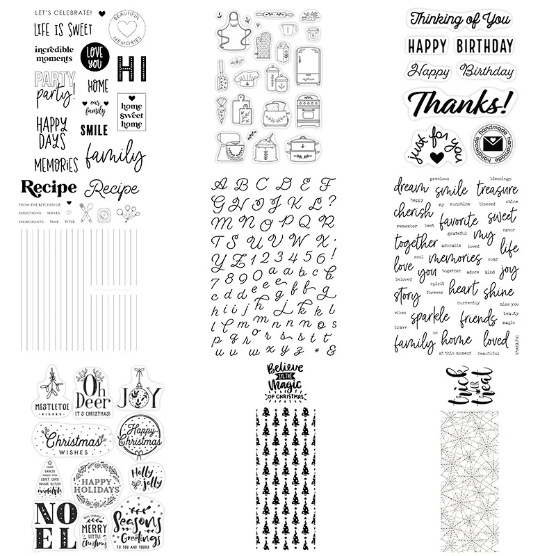 Clear Stamps Words Sentence Recipe Happy Birthday Daily Necessities Heart For DIY Scrapbook Photo Album Craft Card 2021 New
Clear Stamps Words Sentence Recipe Happy Birthday Daily Necessities Heart For DIY Scrapbook Photo Album Craft Card 2021 New