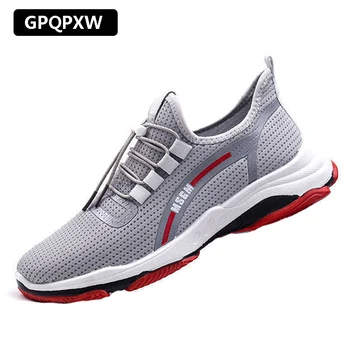 Novos Homens de Malha Sapatos Casuais Homens Lac-up Leve Sapatos Confortáveis Andando Sapatilhas Respiráveis sapatos masculinos 
Novos Homens de Malha Sapatos Casuais Homens Lac-up Leve Sapatos Confortáveis Andando Sapatilhas Respiráveis sapatos masculinos