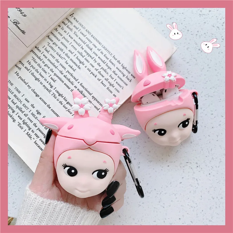 Cute 3D Pink Chobe Doll Cartoon Keychain Silicon Earphone Soft Headset Case Box For Airpods 1 2 Wireless Bluetooth Charging Case
Cute 3D Pink Chobe Doll Cartoon Keychain Silicon Earphone Soft Headset Case Box For Airpods 1 2 Wireless Bluetooth Charging Case