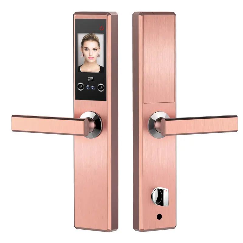 Facial Recognition Intelligent Lock Home Security Door Lock T Palmprint Password Face IC Card Key Unlock smart keyless locks
Facial Recognition Intelligent Lock Home Security Door Lock T Palmprint Password Face IC Card Key Unlock smart keyless locks
