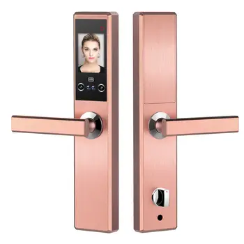 Facial Recognition Intelligent Lock Home Security Door Lock T Palmprint Password Face IC Card Key Unlock smart keyless locks
Facial Recognition Intelligent Lock Home Security Door Lock T Palmprint Password Face IC Card Key Unlock smart keyless locks