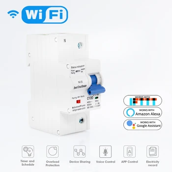 1P 63A Remote Control Wifi Circuit Breaker /Smart Switch overload ,short circuit protection for Smart home with kwh Monitoring
1P 63A Remote Control Wifi Circuit Breaker /Smart Switch overload ,short circuit protection for Smart home with kwh Monitoring