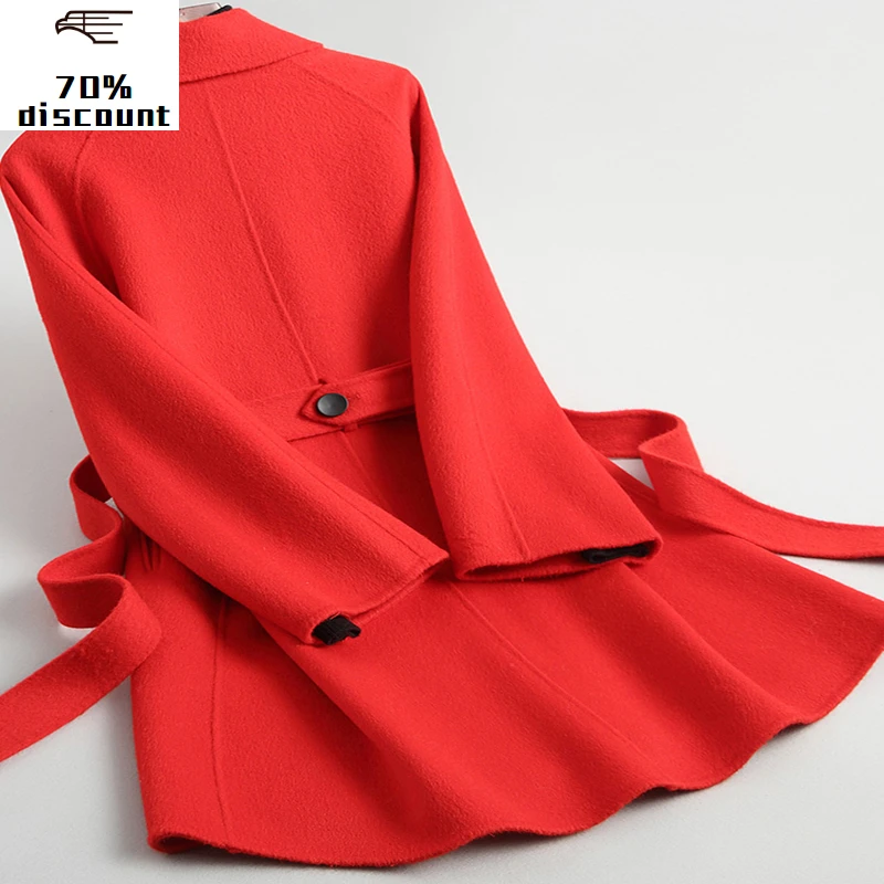 2020 Wool Coat Women Fashion Autumn Spring Cashmere Coat Female Double Breasted Jacket Red Overcoat Casaco Feminin 2020
2020 Wool Coat Women Fashion Autumn Spring Cashmere Coat Female Double Breasted Jacket Red Overcoat Casaco Feminin 2020