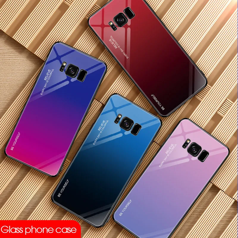 For samsungS8 S8plus case 9H Tempered Gradient Glass case on for samsungS9 S9plus S10 S10plus S10 5G back cover Note10 Note10pro
For samsungS8 S8plus case 9H Tempered Gradient Glass case on for samsungS9 S9plus S10 S10plus S10 5G back cover Note10 Note10pro