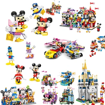 Disney Serices Classic fairy tale Anime Movie Toy Building Blocks Mickey Minnie Duck Model castle BlocksToy gifts for children
Disney Serices Classic fairy tale Anime Movie Toy Building Blocks Mickey Minnie Duck Model castle BlocksToy gifts for children