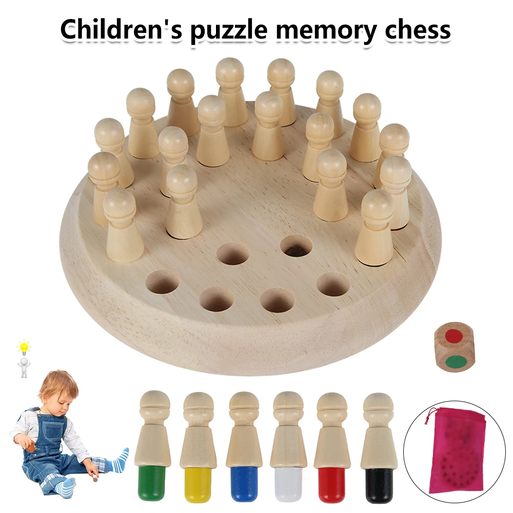 Kids Wooden Memory Match Stick Chess Game Fun Block Board Game Educational Color Cognitive Ability Toy For Children
Kids Wooden Memory Match Stick Chess Game Fun Block Board Game Educational Color Cognitive Ability Toy For Children