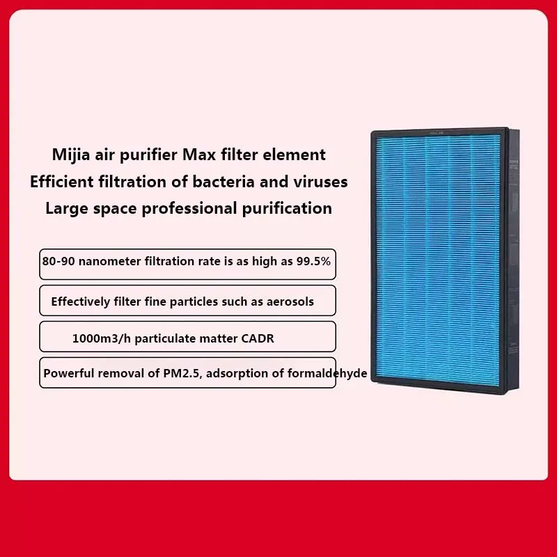 Xiaomi Mijia Air Purifier MAX Filter Element 2PCS High Performance Filter Screen Catalyst Activated Carbon Column
Xiaomi Mijia Air Purifier MAX Filter Element 2PCS High Performance Filter Screen Catalyst Activated Carbon Column