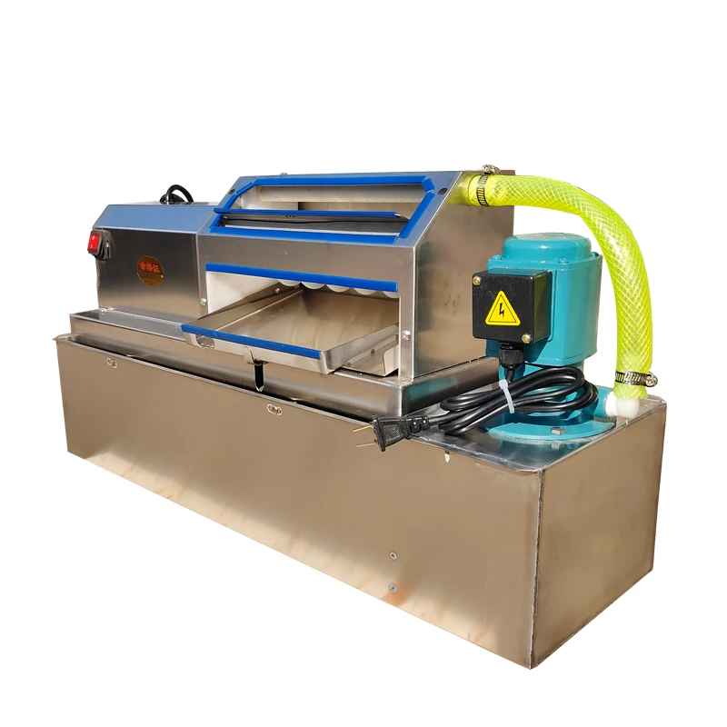 Upgraded stainless steel with water circulation function quail egg shelling machine 220V semi-automatic peeling machine 30KG / h
Upgraded stainless steel with water circulation function quail egg shelling machine 220V semi-automatic peeling machine 30KG / h