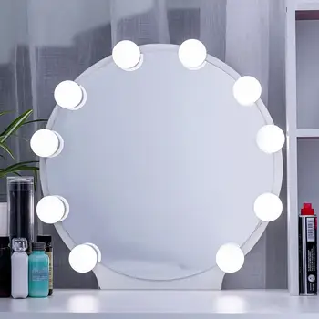 Makeup Mirror Light Bulb Adhesive 5V USB LED Home Bathroom Makeup Mirror Vanity Light Dimmable Bulb Lamp for Dressing Table 
Makeup Mirror Light Bulb Adhesive 5V USB LED Home Bathroom Makeup Mirror Vanity Light Dimmable Bulb Lamp for Dressing Table