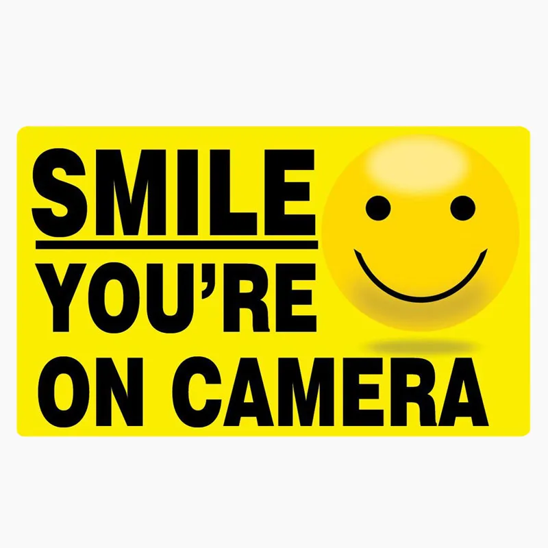 Car Sticker Funny Cover Scratch Smile Youre on Camera Accessories Waterproof Reflective Creative PVC Decal,14cm*8cm
Car Sticker Funny Cover Scratch Smile Youre on Camera Accessories Waterproof Reflective Creative PVC Decal,14cm*8cm