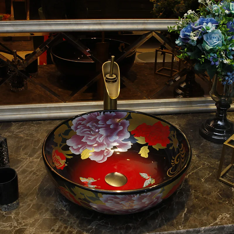 China Procelain wash basin sink ceramic art sinks Countertop wash basin ceramic bathroom sinks ceramic wash basin
China Procelain wash basin sink ceramic art sinks Countertop wash basin ceramic bathroom sinks ceramic wash basin