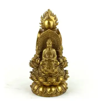 Copper Satue Open Light pure copper three face Buddha statue the three saints of the west Sambo Buddha figue buddhist
Copper Satue Open Light pure copper three face Buddha statue the three saints of the west Sambo Buddha figue buddhist