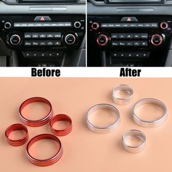 CITALL 4pcs A/C Knob Control Panel Heater Dials Switch Button Cover Ring Fit For Kia Sportage QL 2017-2020 New Shape
CITALL 4pcs A/C Knob Control Panel Heater Dials Switch Button Cover Ring Fit For Kia Sportage QL 2017-2020 New Shape