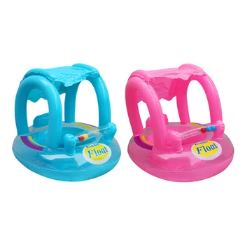 PVC Inflatable Infant Kids Float Circles Baby Swim Ring Seat with Sunshade Kids Float Swim Pool Accessories Circle Bath Inflata
PVC Inflatable Infant Kids Float Circles Baby Swim Ring Seat with Sunshade Kids Float Swim Pool Accessories Circle Bath Inflata