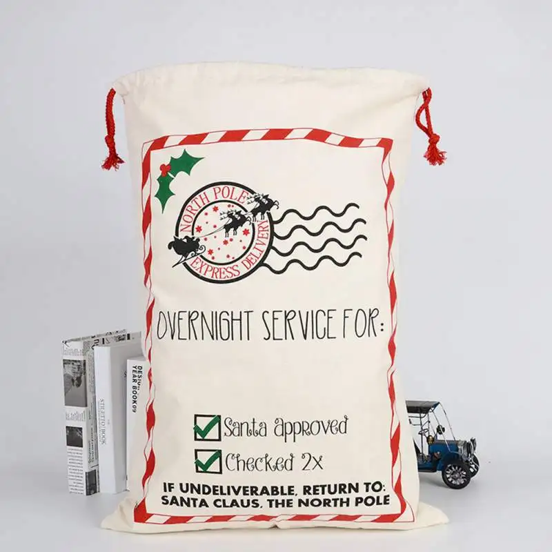 New Year Gift Santa Sacks Large Santa Claus Bag Merry Christmas Santa Sack Canvas Gift Bags Drawstring Cotton Stockings
New Year Gift Santa Sacks Large Santa Claus Bag Merry Christmas Santa Sack Canvas Gift Bags Drawstring Cotton Stockings