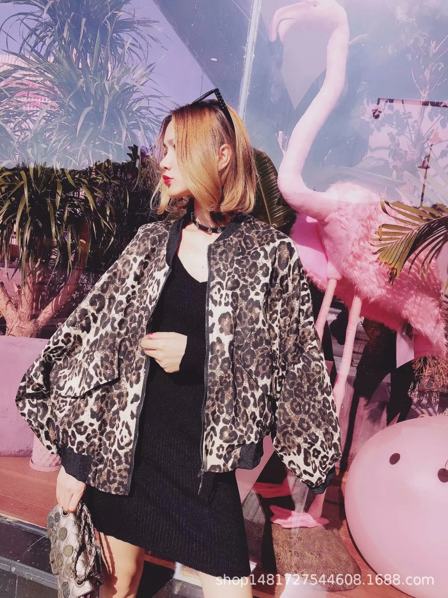 AliExpress bao ban 18 Autumn New Style Europe And America WOMEN'S Dress-Style Leopord Pattern Loose-Fit Casual Baseball Jacket 6
AliExpress bao ban 18 Autumn New Style Europe And America WOMEN'S Dress-Style Leopord Pattern Loose-Fit Casual Baseball Jacket 6