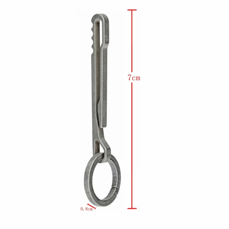 Droshiping supplier Titanium Alloy EDC Keychain Carabiner Hook Clip Quick Release Buckle Hanging Buckle Pocket Clip
Droshiping supplier Titanium Alloy EDC Keychain Carabiner Hook Clip Quick Release Buckle Hanging Buckle Pocket Clip