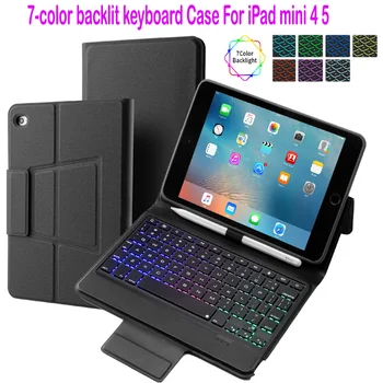 7 Colors Back-lit Keyboard Case For iPad mini 4 Bluetooth Keyboard Cover For iPad Mini 5 2019
7 Colors Back-lit Keyboard Case For iPad mini 4 Bluetooth Keyboard Cover For iPad Mini 5 2019