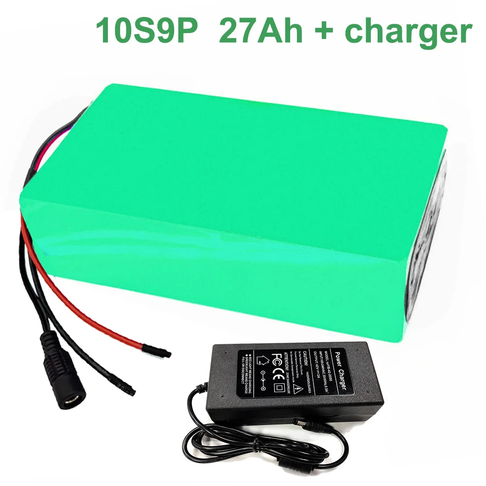 

36V 27Ah 10S9P 18650 Li-ion Battery Pack E-Bike Ebike electric bicycle 42V With charger