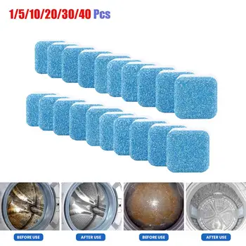 1pcs/5pcs/10/20/30/40pcs Tab Washing Machine Cleaner Washer Cleaning Detergent Effervescent Tablet for dropshipping
1pcs/5pcs/10/20/30/40pcs Tab Washing Machine Cleaner Washer Cleaning Detergent Effervescent Tablet for dropshipping