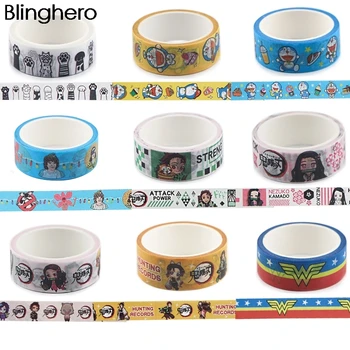 10pcs/lot BH1005 Blinghero 15mmX5m Anime Doraemon Washi Tape Wonder Woman Masking Adhesive Tapes Stationery
10pcs/lot BH1005 Blinghero 15mmX5m Anime Doraemon Washi Tape Wonder Woman Masking Adhesive Tapes Stationery