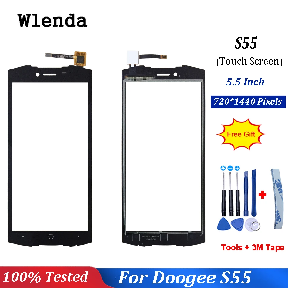 5.5''Inch For Doogee S55 Touch Screen Digitizer Sensor Front Outer Glass Lens Without LCD with Free Tools
5.5''Inch For Doogee S55 Touch Screen Digitizer Sensor Front Outer Glass Lens Without LCD with Free Tools