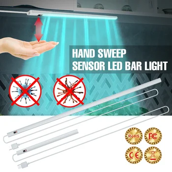 Disinfection Ultraviolet Lamp USB 5V Germicidal UV Light Tube Led 20/30/40/50CM Smart Switch UVC Ozone Lights Hand Sweep Sensor 
Disinfection Ultraviolet Lamp USB 5V Germicidal UV Light Tube Led 20/30/40/50CM Smart Switch UVC Ozone Lights Hand Sweep Sensor