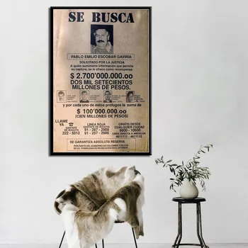 GX599 003 Pablo Escobar Hot Famous Painting Poster Prints Canvas Wall Picture For Home Room Decor 
GX599 003 Pablo Escobar Hot Famous Painting Poster Prints Canvas Wall Picture For Home Room Decor