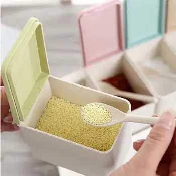 1pc Seasoning Box Reusable Durable Practical Household Convenient Dressing Case Seasoning Box for Sugar Pepper Salt
1pc Seasoning Box Reusable Durable Practical Household Convenient Dressing Case Seasoning Box for Sugar Pepper Salt