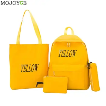 4pcs/Set Canvas Backpacks Letters Rucksack Teenager Girls Mochila Shoulder Bags Vintage Bags for Student Birthday Gifts
4pcs/Set Canvas Backpacks Letters Rucksack Teenager Girls Mochila Shoulder Bags Vintage Bags for Student Birthday Gifts