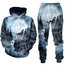 2022 New Forest wolf 3D printed men's Hoodie autumn winter casual sweatshirts Pants Set men's fashion men's suit
2022 New Forest wolf 3D printed men's Hoodie autumn winter casual sweatshirts Pants Set men's fashion men's suit