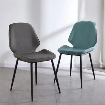 Nordic dining chair modern minimalist home light luxury restaurant chair creative dining chairs discuss leisure computer chair 
Nordic dining chair modern minimalist home light luxury restaurant chair creative dining chairs discuss leisure computer chair