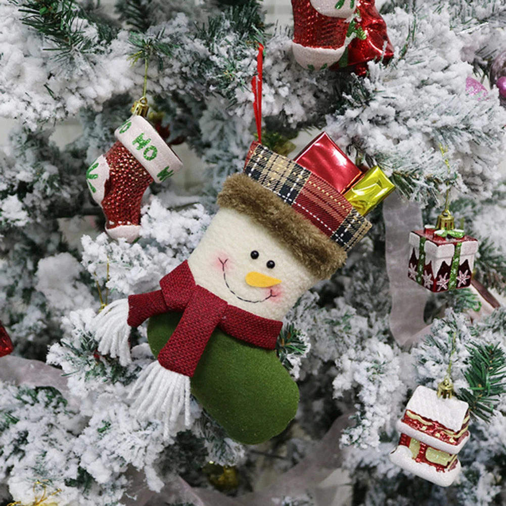 3pcs christmas stocking candy bag gifts bags xmas