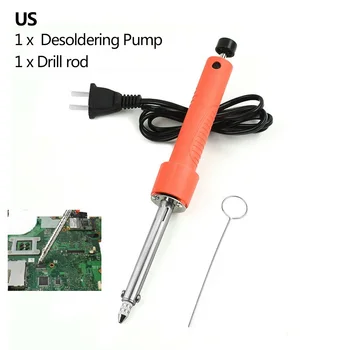 110V Electric Vacuum Solder Sucker Welding Desoldering Pump+Drill Rod Removal Solder Iron Pen
110V Electric Vacuum Solder Sucker Welding Desoldering Pump+Drill Rod Removal Solder Iron Pen