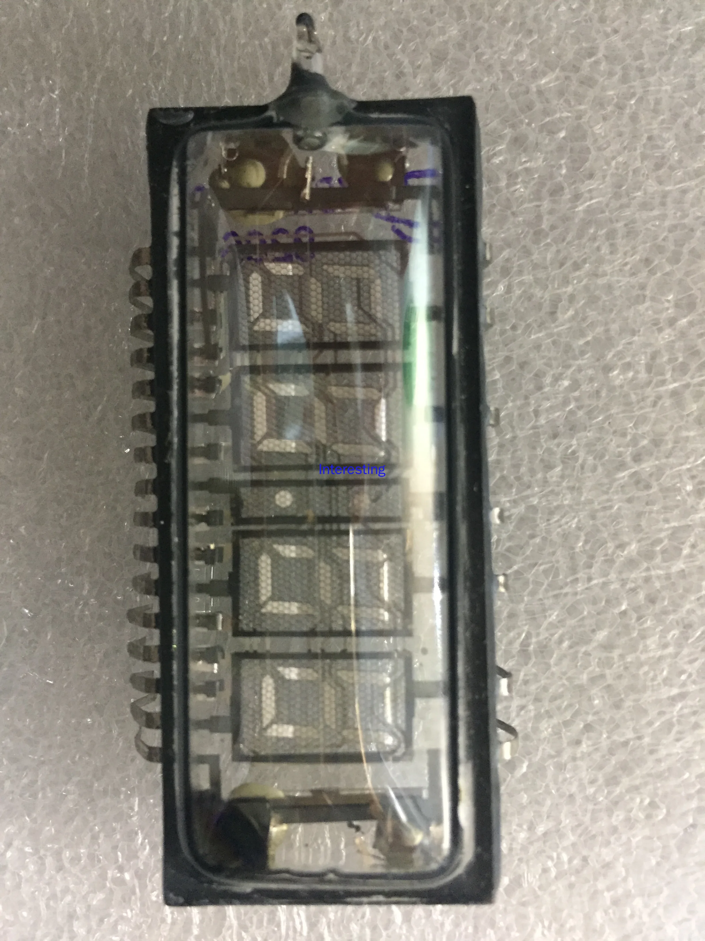 Brand New Imported Soviet-made IVL2-7/5 Transparent with Colon Fluorescent Tube VFD Screen Clock DIY
Brand New Imported Soviet-made IVL2-7/5 Transparent with Colon Fluorescent Tube VFD Screen Clock DIY