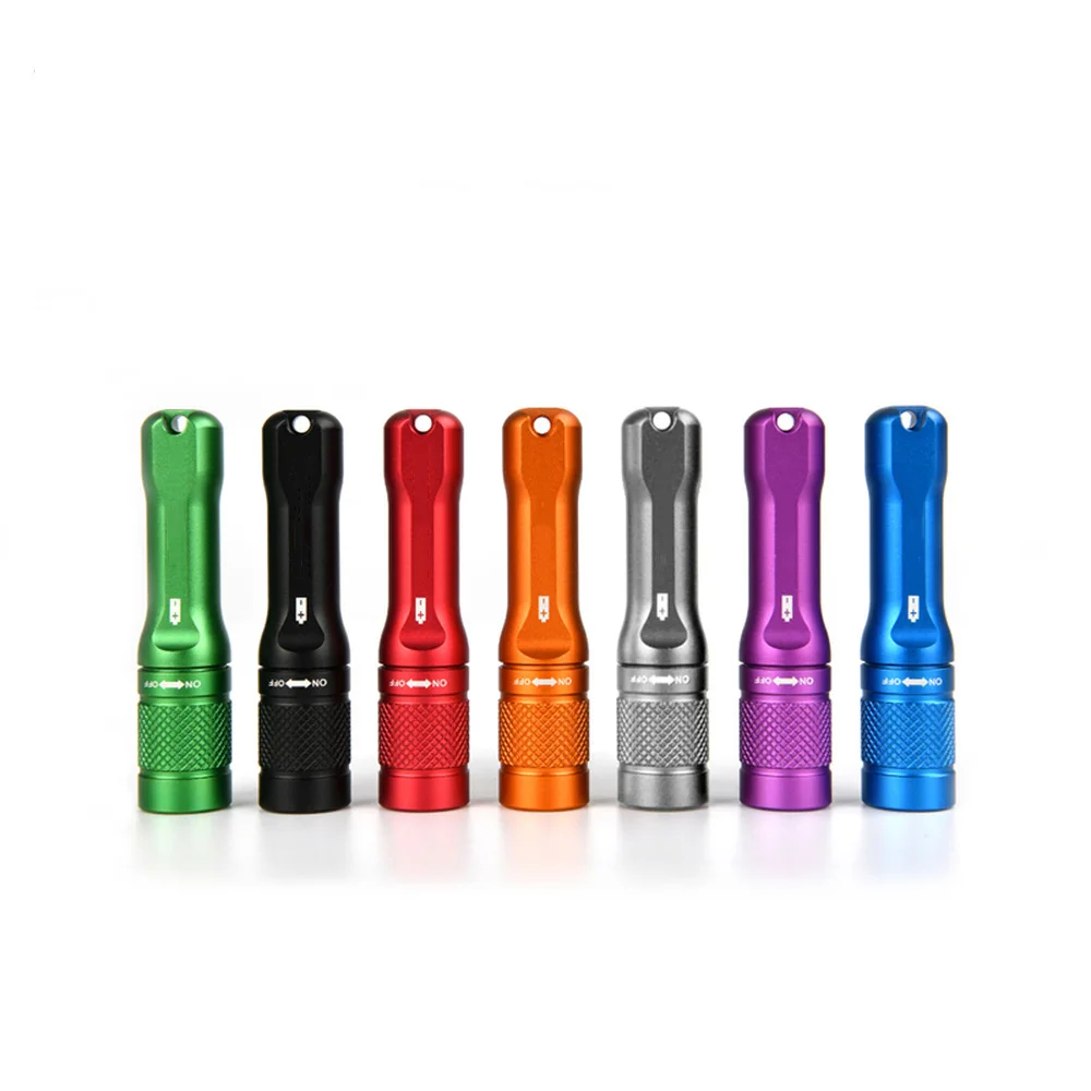Mini LED Keychain Astrolux A01UV Mono-output 395nm UV Flashlight 395 Ultraviolet Black Fluorescence Detector Blacklamp Torch | Лампы и
