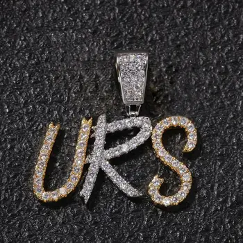 Zciti Hip Hop Name Full Iced Cubic Zirconia Name Italic Writing Initial Letters Pendant Necklace Words Jewelry
Zciti Hip Hop Name Full Iced Cubic Zirconia Name Italic Writing Initial Letters Pendant Necklace Words Jewelry