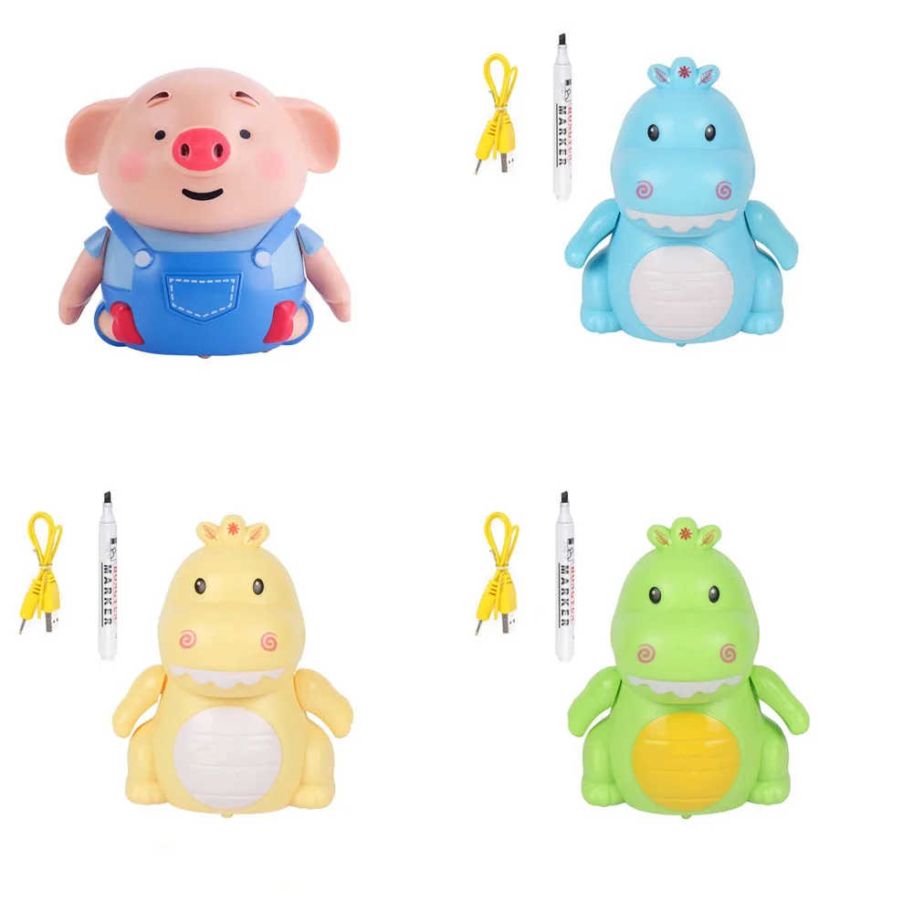 Mini Pig Robot Inductive Line Drawing Toys with Light Music Education Toy with Drawing Pen +USB Charging Cable Dropshipping
Mini Pig Robot Inductive Line Drawing Toys with Light Music Education Toy with Drawing Pen +USB Charging Cable Dropshipping
