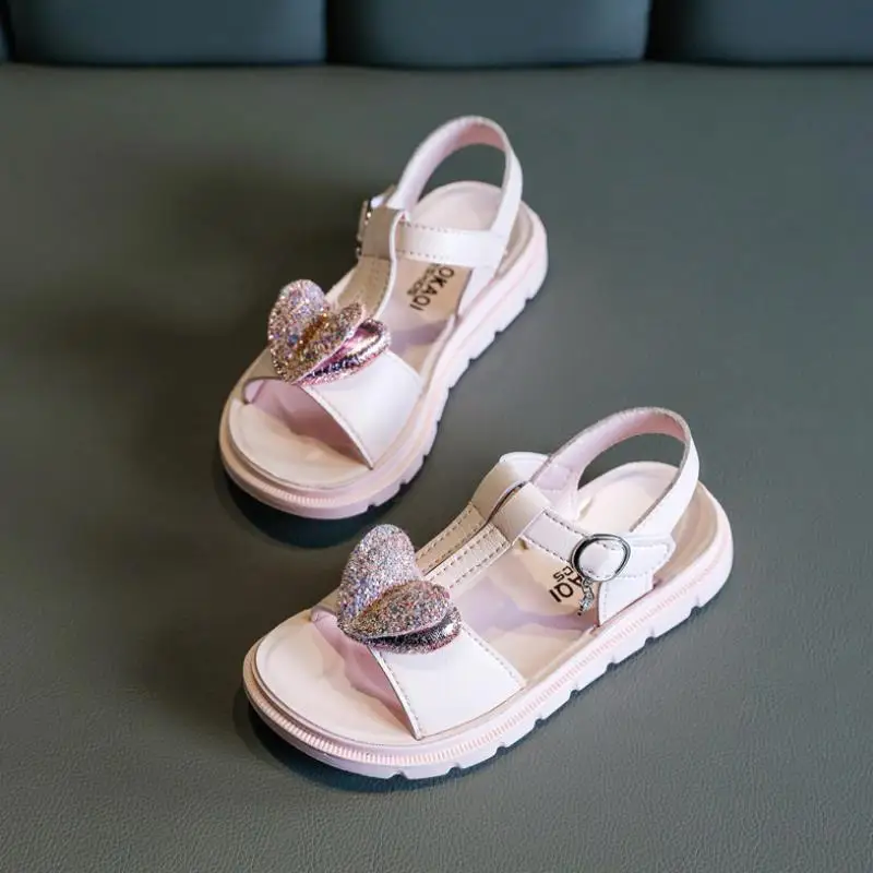 Girl Sandals Sequins Leather Kids Summer Shoes Students Dance Sandals Children's Sandals Love Beach Shoes Girls
Girl Sandals Sequins Leather Kids Summer Shoes Students Dance Sandals Children's Sandals Love Beach Shoes Girls