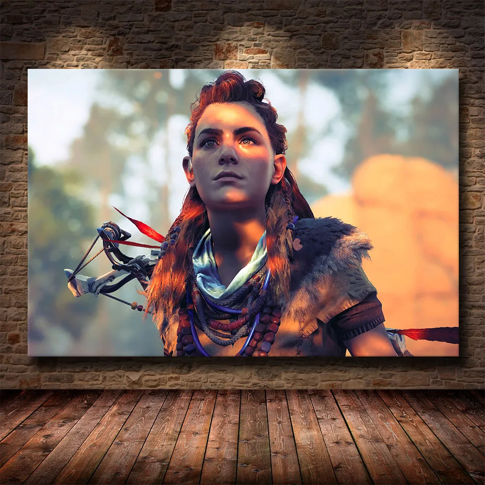 Популярная онлайн-игра Horizon Zero Dawn HD печать плакат холст живопись игровой экран