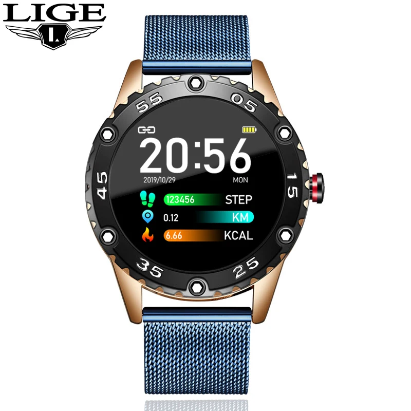 LIGE Smart Watch Men Fitness Tracker Waterproof Smartwatch Heart Rate Blood Pressure Monitor for Android ios Reloj inteligente
LIGE Smart Watch Men Fitness Tracker Waterproof Smartwatch Heart Rate Blood Pressure Monitor for Android ios Reloj inteligente